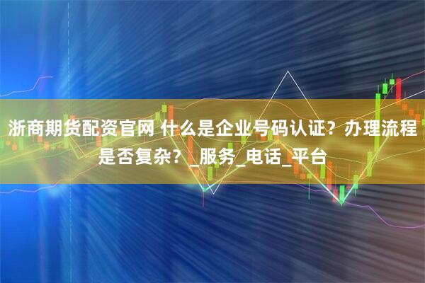 浙商期货配资官网 什么是企业号码认证?办理流程是否复杂?_服务_电话_平台