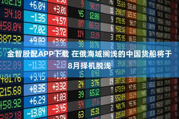 金智股配APP下载 在俄海域搁浅的中国货船将于8月择机脱浅