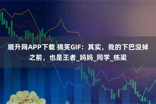 顺升网APP下载 搞笑GIF:其实,我的下巴没掉之前,也是王者_妈妈_同学_栋梁